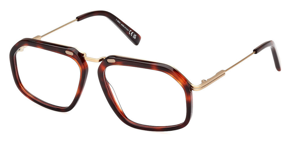 NWT Ermenegildo Zegna EZ5271-56054 Red Square 56mm Glasses